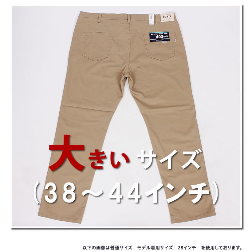 INTERNATIONAL BASIC ≪42・44インチ≫ 10%OFF EDWIN エドウィン
