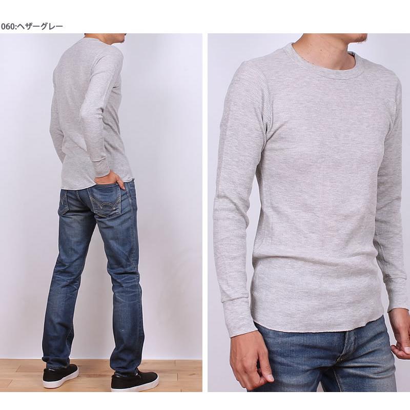 Hanes（ヘインズ） サーマル クルーネック ロングスリーブTシャツ長袖