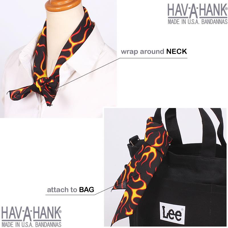 HAV-A-HANK（ハバハンク） バンダナ（ブラックフレイム