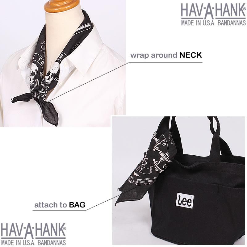 HAV-A-HANK（ハバハンク） THE BANDANNA COMPANY バンダナ （スカル