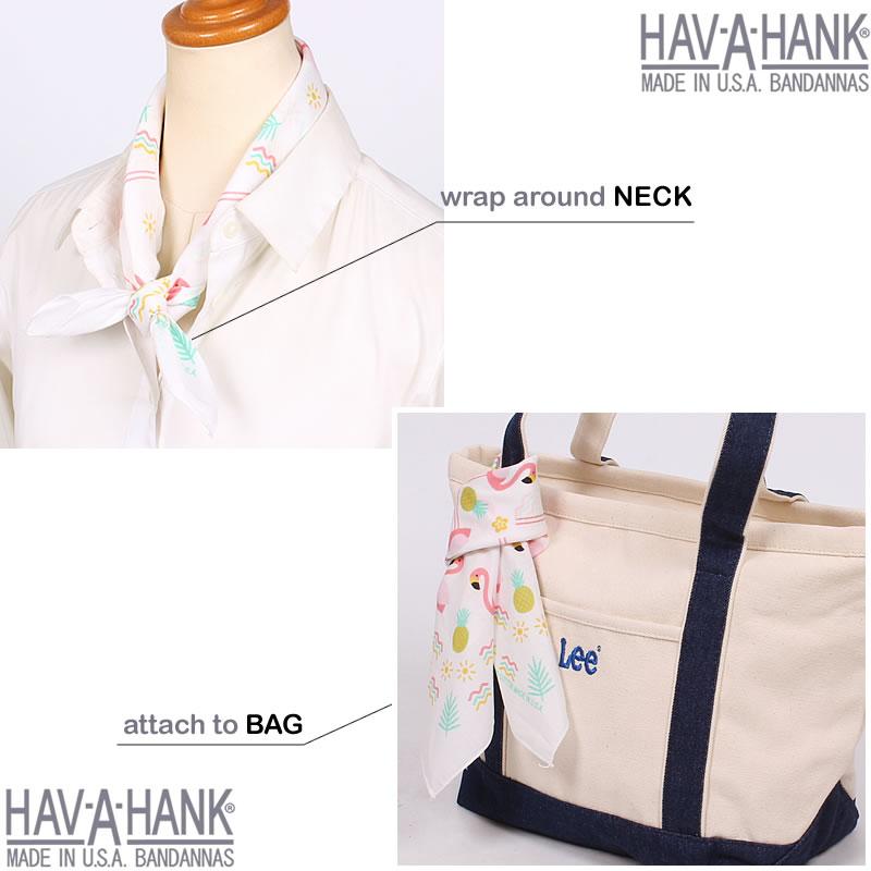 HAV-A-HANK（ハバハンク） THE BANDANNA COMPANY バンダナ（フラミンゴ