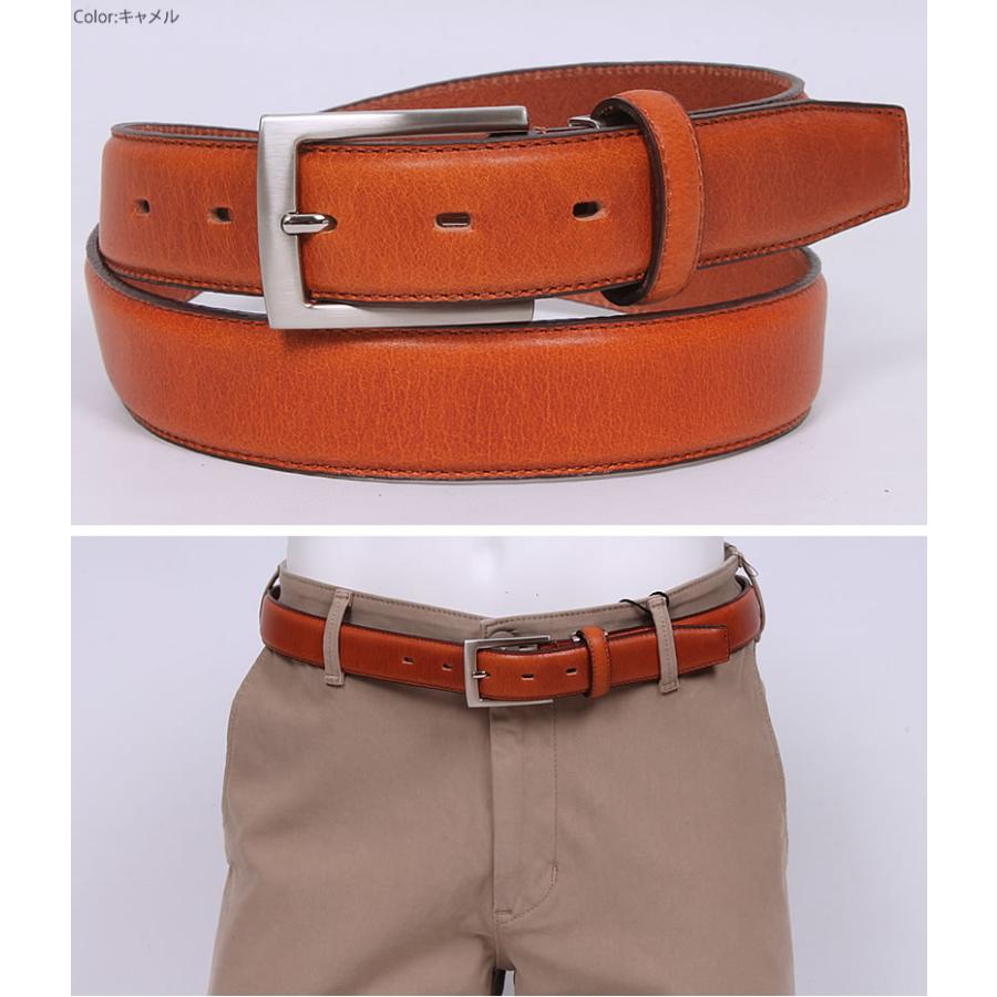 Plain Leather Belt (プレーン レザーベルト)飯田工房/イイダ