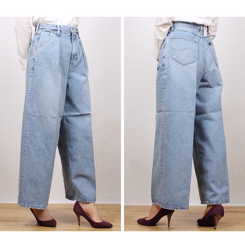 Lee ≪ラスト1点!Sサイズ≫ リー レディース ジーンズ ワイド Lee ≪ラスト1点!Sサイズ≫ リー レディース ジーンズ ワイド