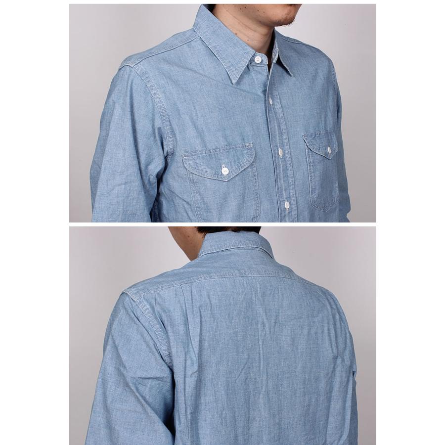 Lee 【10%OFF】Lee リー メンズ シャンブレー ワークシャツ Lee 【10%OFF】Lee リー メンズ シャンブレー ワークシャツ