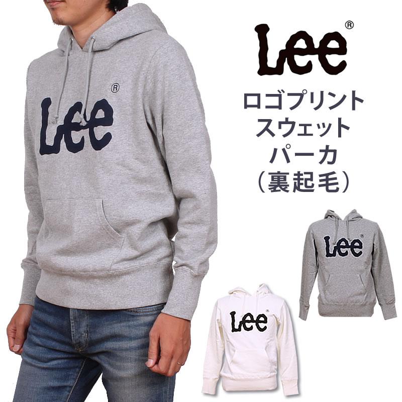 Lee SALE リー ロゴ プリント スウェット プルパーカ 裏起毛 Lee SALE リー ロゴ プリント スウェット プルパーカ 裏起毛