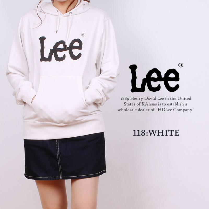 Lee（リー） ≪M・Lサイズ≫ SALE Lee ロゴ プリント スウェットパーカ