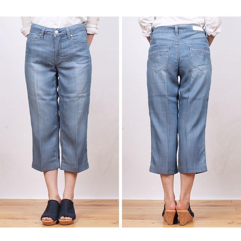 SALE Mrs.Jeana ミセスジーナ デニム クロップド テンセル SALE Mrs.Jeana ミセスジーナ デニム クロップド テンセル