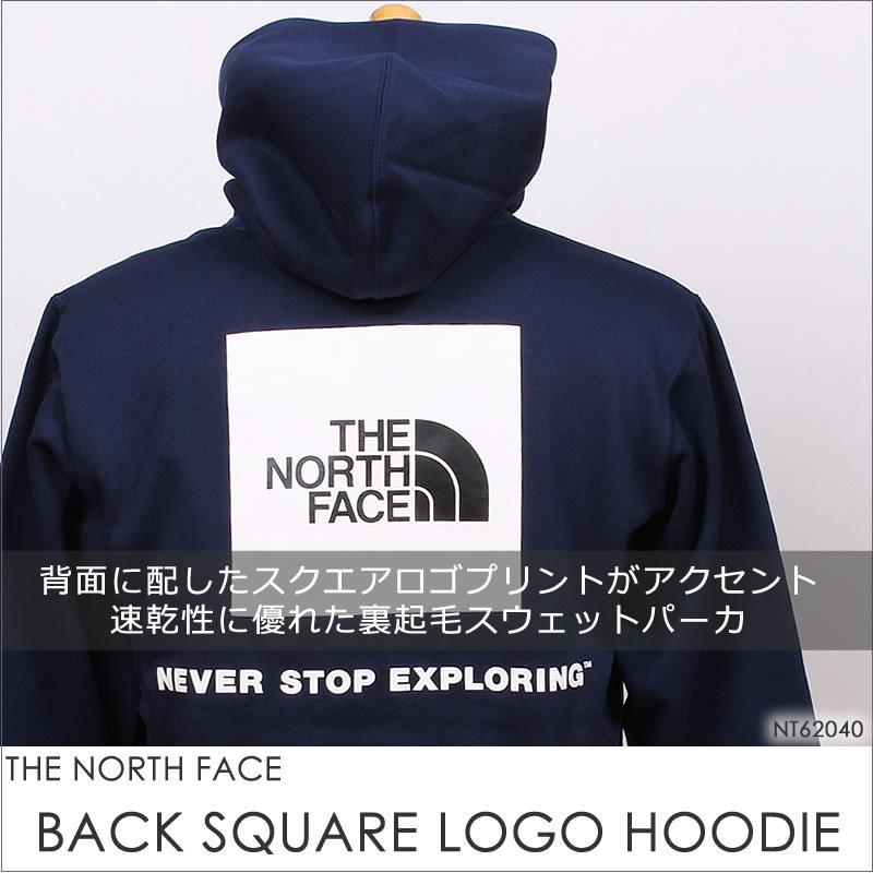 5%OFF THE NORTH FACE ザ ノースフェイス バック スクウェア ロゴ フーディ BACK SQUARE LOGO HOODIE  パーカNT62040_Z_PP_NY_K