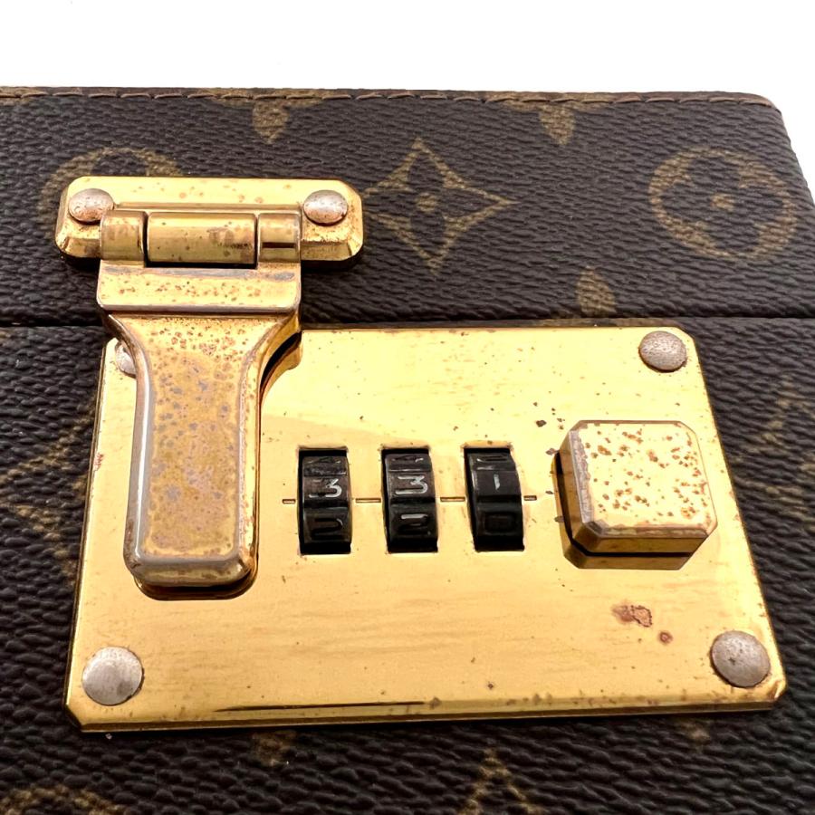 AXSIALOUIS VUITTON ルイヴィトン アタッシュケース トランク ヴィンテージ クラッシャー GM M53122 モノグラム 希少 レア バッグ STUSSY ラバーストラップ 両面ロゴ キーホルダー ストリート