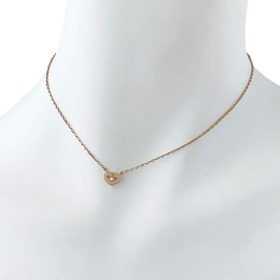 Cartier CARTIER カルティエ ネックレス Cハート 1P ダイヤ 750 Cartier CARTIER カルティエ ネックレス Cハート 1P ダイヤ 750