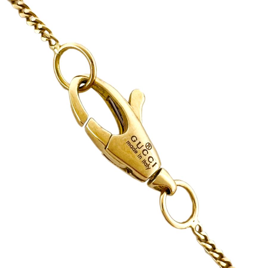 GUCCI GUCCI グッチ ネックレス ウロボロス ターコイズ K18 YG GUCCI GUCCI グッチ ネックレス ウロボロス ターコイズ K18 YG