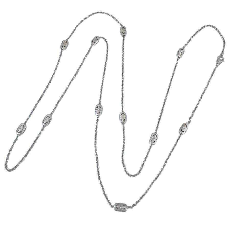 BVLGARI ブルガリ パレンテシ ロングネックレス ブラック ホワイト パレンテシ BVLGARI ブルガリ ネックレス パレンテシ ロング 90cm