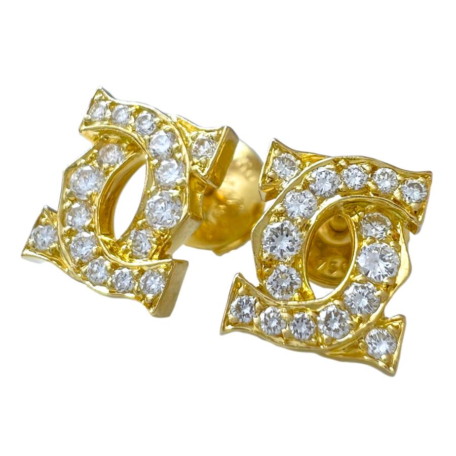 Cartier CARTIER カルティエ ピアス アントルラセ ダイヤ C2 2C Cartier CARTIER カルティエ ピアス アントルラセ ダイヤ C2 2C