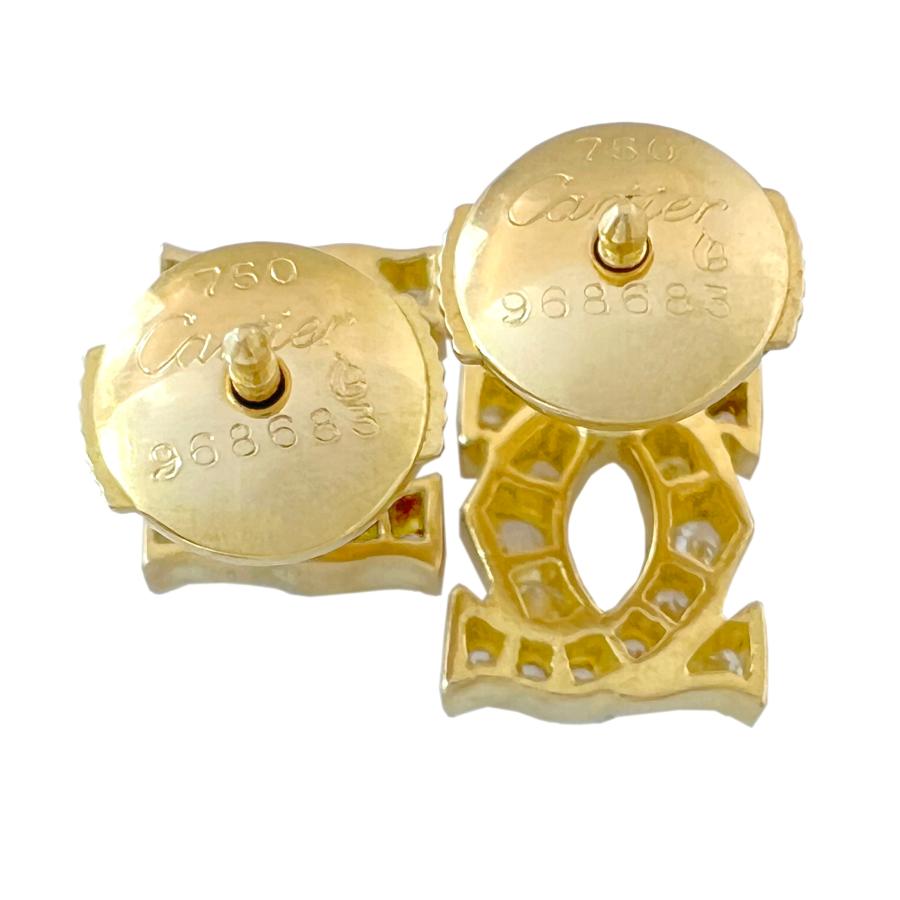 Cartier CARTIER カルティエ ピアス アントルラセ ダイヤ C2 2C Cartier CARTIER カルティエ ピアス アントルラセ ダイヤ C2 2C