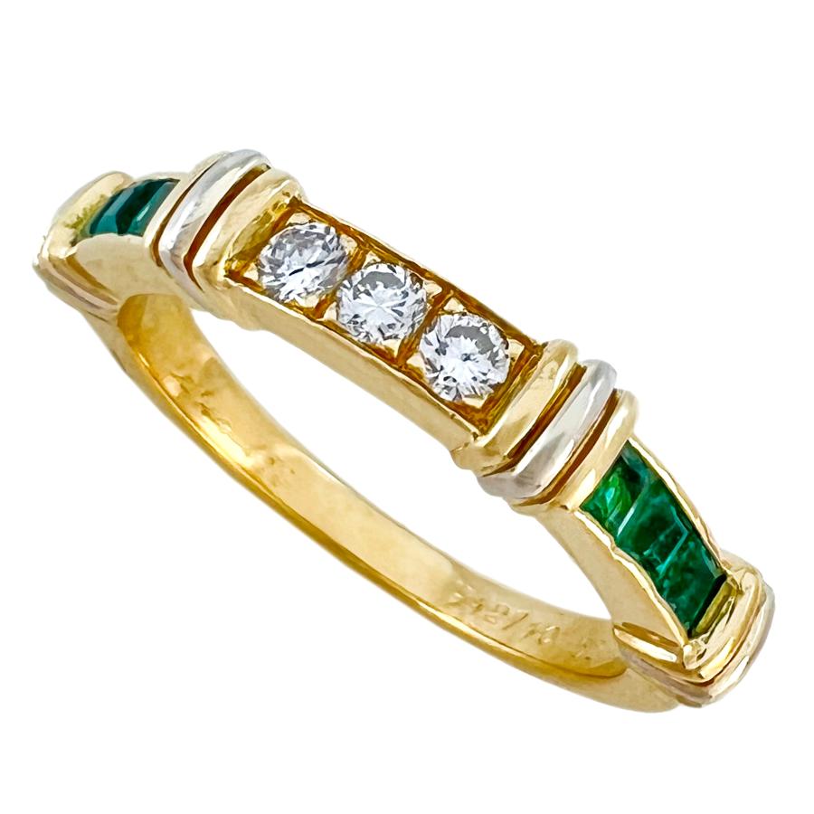 CARTIER カルティエ リング コンテッサ エメラルド ダイヤ 750 K18 YG  