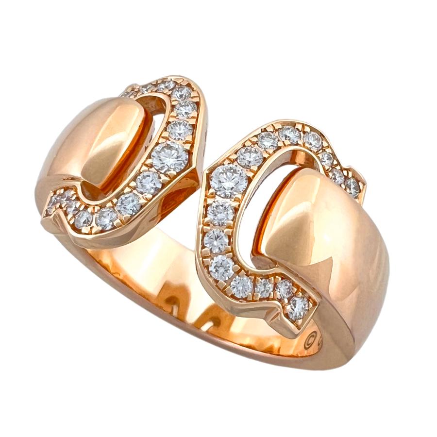 Cartier（カルティエ） リング ブークルセ 2C ダイヤ 750 K18 PG 48