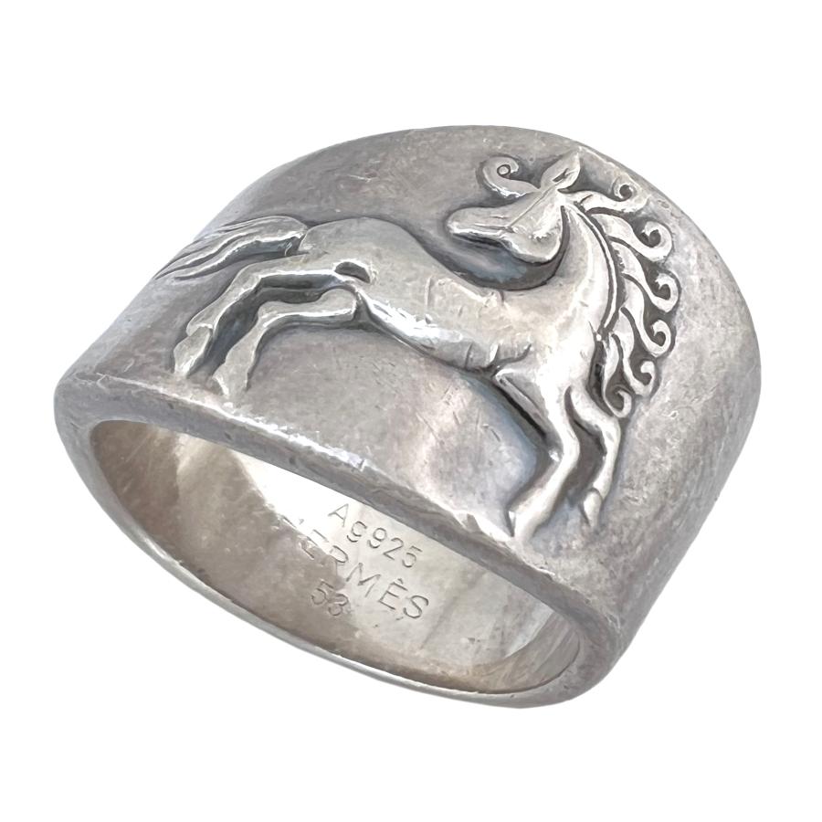 ✨HERMES✨エルメス✨カシオペア✨シルバー✨925✨ヴィンテージ✨リング✨ エルメス カシオペア リング 9号 – 黒船時計古酒店