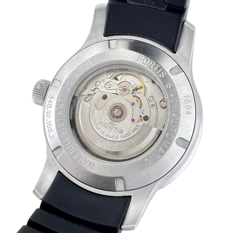 FORTIS FORTIS フォルティス 時計 ダイバー B-42 デイデイト 裏 FORTIS FORTIS フォルティス 時計 ダイバー B-42 デイデイト 裏