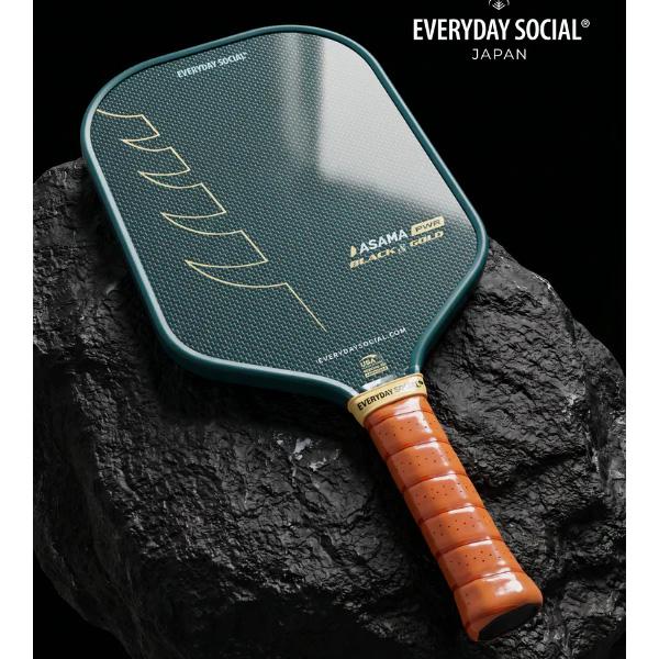EVERYDAY SOCIAL ピックルボールパドル ASAMA ブラック＆ゴールド PWR