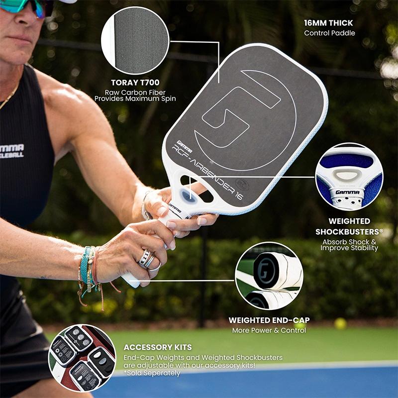 Gamma RCF-AIRBENDER 16 ピックルボール　パドル 爆買 GAMMA ピックルボールパドル RCF AIRBENDER 16 PICKLEBALL PADDLE