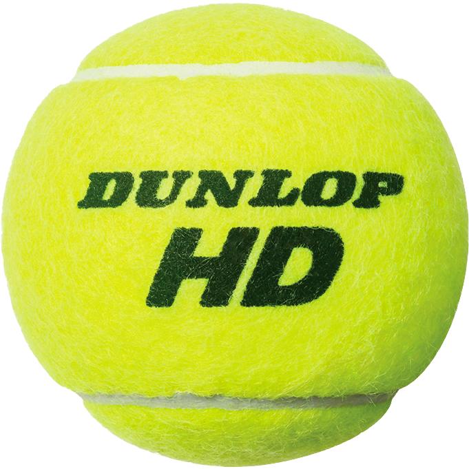 DUNLOP ダンロップ HD 4球入 1箱 15ボトル 60球入 硬式 テニス
