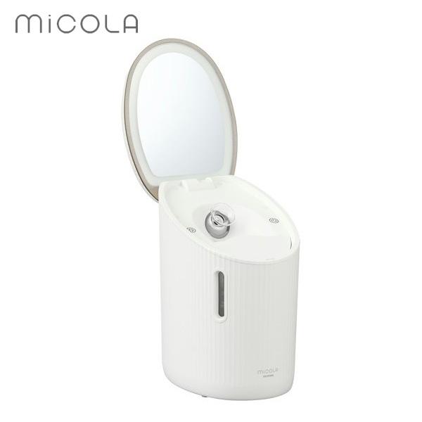 MiCOLA アイリスオーヤマ フェイススチーマー ホワイト FST-101-W IRIS
