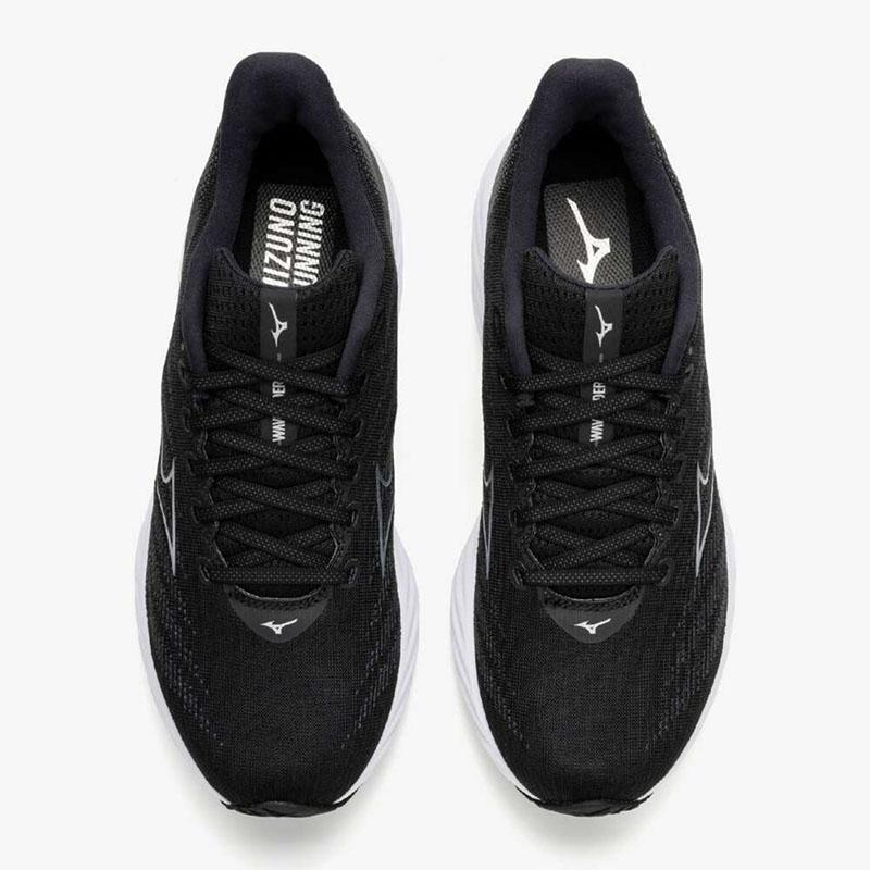 MIZUNO（ミズノ） 24FW ウエーブライダー28 ブラック×シルバー