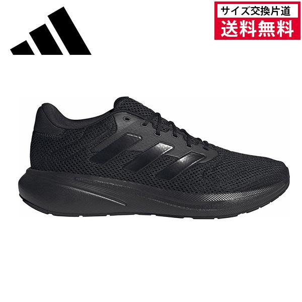 adidas（アディダス） ランニングシューズ RESPONSE RUNNER U メンズ 25FW ブラック JR8058 adidas ...