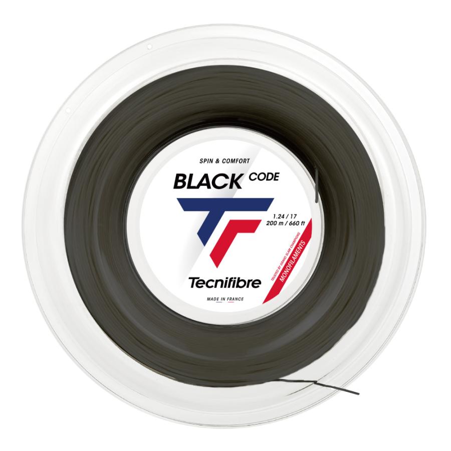【未使用】テクニファイバー Tecnifibre BOB BLACK CODE ブラックコード 硬式 テニス ストリング ガット 200m ロール 04RBL124XB Tecnifibre（テクニファイバー） ブラックコード 200m ロール ブラック