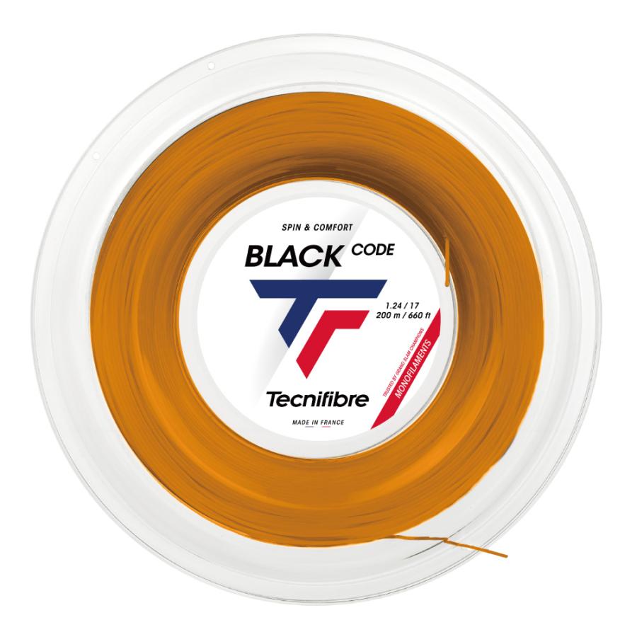 【未使用】テクニファイバー Tecnifibre BOB BLACK CODE ブラックコード 硬式 テニス ストリング ガット 200m ロール 04RBL124XB Tecnifibre（テクニファイバー） ブラックコード 200m ロール ブラック
