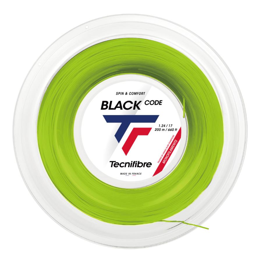 Tecnifibre（テクニファイバー） ブラックコード 200m ロール ブラック