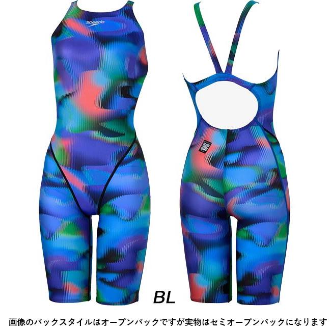 speedo（スピード） 競泳水着 スパッツ FLEXΣX セミオープンバック