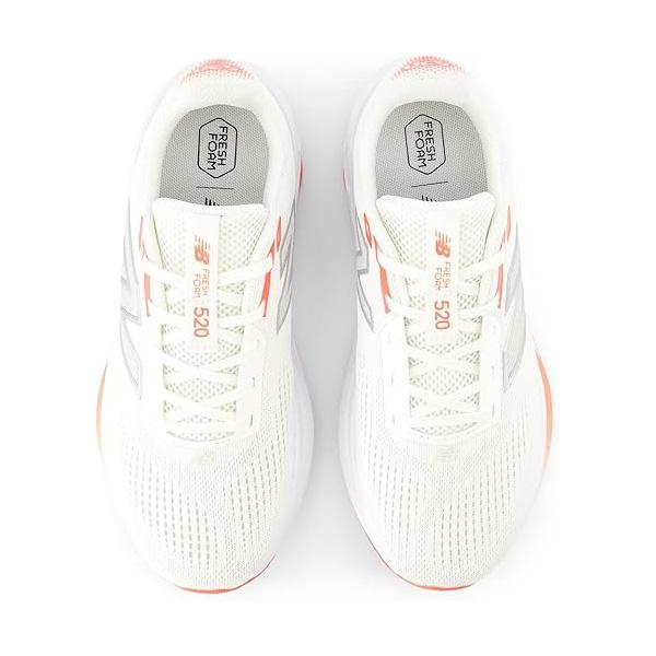 ニューバランス ランニングシューズ FRESH FOAM 520 V9 レディース 25FW ホワイト×グレー W520CA9 足幅D スニーカー_5