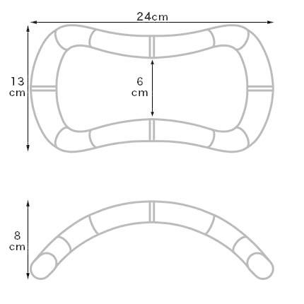 即納 限定色 ウェーブストレッチリング ディープブルー MAKI ストレッチ ストレッチグッズ 腰痛 グッズ 肩こり 解消