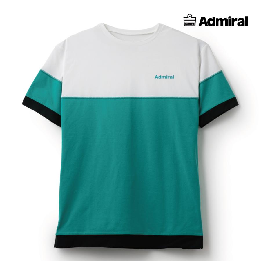 admiral 半袖Tシャツ Lサイズ ATMA517 グリーン緑 トップス&ポロシャツ