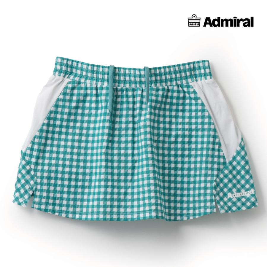 Admiral テニススカート ホワイト/グリーン Admiral テニススカート M ホワイト/グリーン Admiral テニス