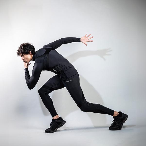 XAGLASS XEBAR SUIT ロングタイツ MENS メンズ ブラック XGCOMP