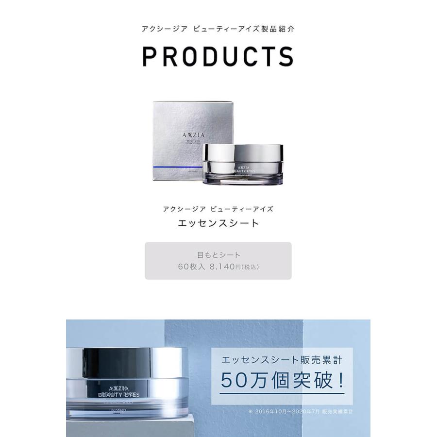 目元 パック シート 両目で30回分 アクシージア ビューティーアイズ