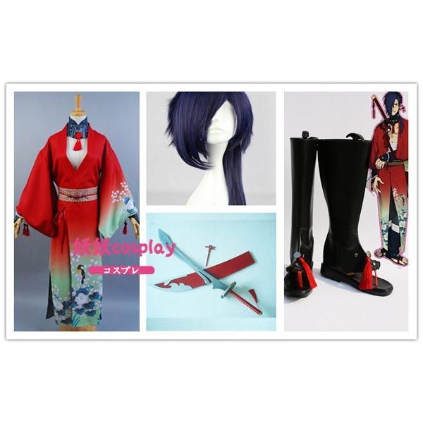 正規取扱店 コスプレ衣装 ウィッグ 靴 道具 武器 刀 髪飾り Dramatical Murder ドラマダ Dmmd 紅雀 瀬良垣 蒼葉 変装 忘年会 文化祭 仮装 豪華 華麗 高品質 超大特価 Assfa Org