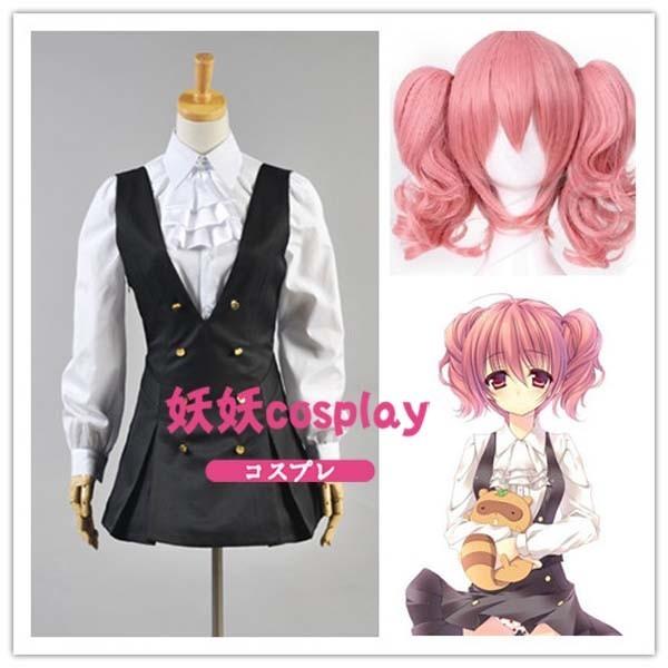御狐神双熾 変装 忘年会 文化祭 仮装 豪華 華麗 高品質 妖狐 僕ss 髏々宮カルタ 白鬼院凜々蝶 Xp Kl 3 サンダー コスプレ衣装 ウィッグ 御狐神双熾 コスプレ衣装 妖狐 僕ss