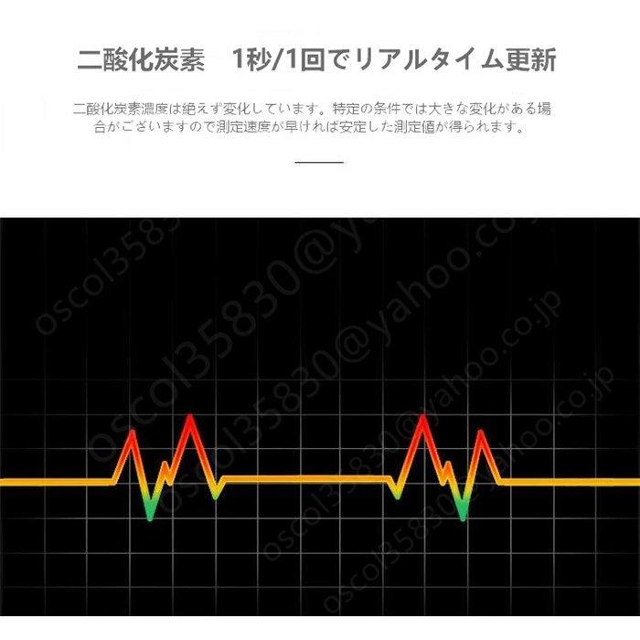 2023新入荷  二酸化炭素濃度計 検知器  高精度  多機能 温度 湿度 濃度測定   USB給電 検知器  広い適用範囲 C0-04｜aya19-shop｜08