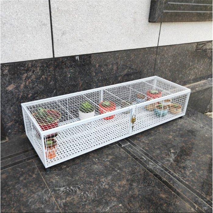 メッシュ 長方形 鉢棚 プランター台 プランター棚 多肉植物 ミニ 鉢植え アイアンアート フラワースタンド プランタースタンド 防盗 防鳥 防鼠など(12900円)