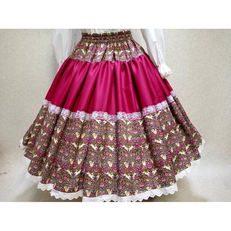 美品☆フォークダンススカート　バレリーナ フォークダンス スカート バレリーナ - メルカリ
