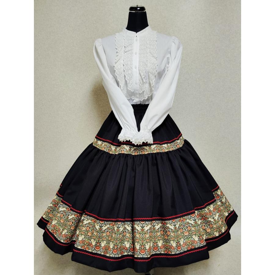 フォークダンス スカート 黒地 森 : フォークダンス 彩～aya～ - 通販