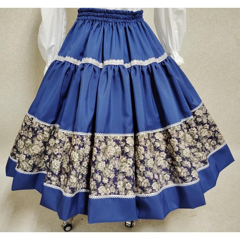 フォークダンス スカート 薔薇裾模様 : フォークダンス 彩～aya