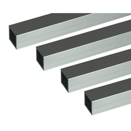 アルミ角パイプ 1m 2.5×80×80mm シルバー 4本組