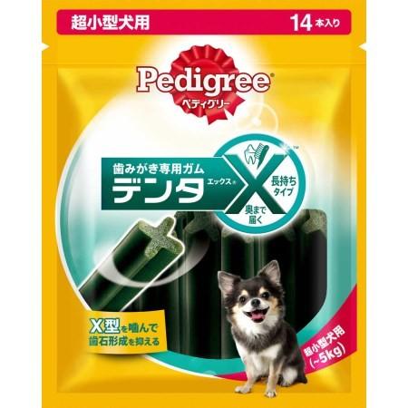 ぺディグリー デンタエックス 超小型犬用 レギュラー 14本入り｜ayahadio