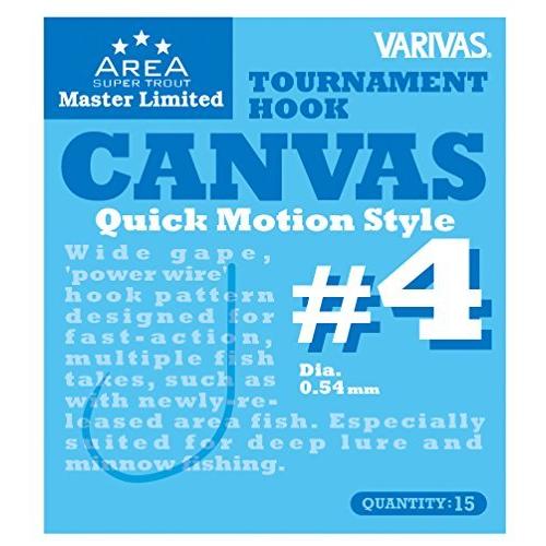 Varivasバリバススーパートラウトエリアマスターリミテッドトーナメントフックキャンバス 4 高品質の人気