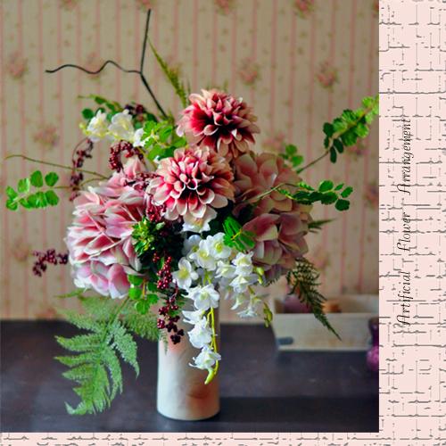 New限定品 ピンクの濃淡が可愛い和風のアーティフィシャルフラワーアレンジメント Memoir 売り切れ必至 Www Thedailyspud Com