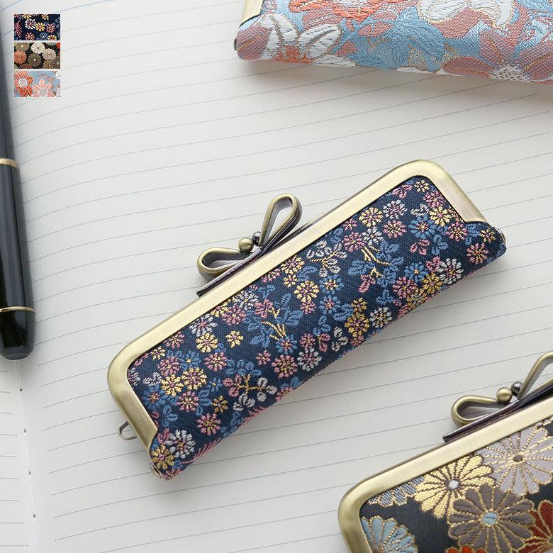 がま口印鑑ケース 彩金襴2 M便 1 8 在庫商品 C Inkan Irk2 Ayanokoji 通販 Yahoo ショッピング